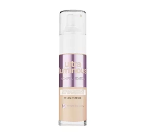 Bell Professional Ultra Luminous wegański podkład rozświetlający 01 Light Beige 30 g