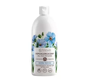 Barwa Hipoalergiczna żel pod prysznic z ekstraktem z lnu do skóry suchej 400 ml
