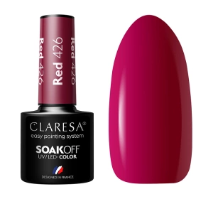 Claresa hybrydowy lakier do paznokci Red 426 5 g