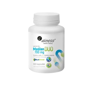 Aliness suplement diety maślan DUO 700 mg 100 kapsułek