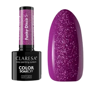 Claresa hybrydowy lakier do paznokci Funky Disco 5 5 g