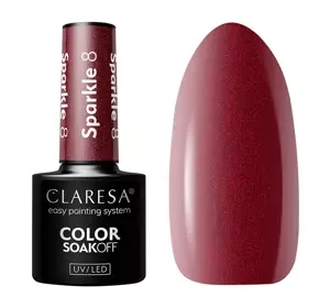 Claresa hybrydowy lakier do paznokci Sparkle 8 5 g