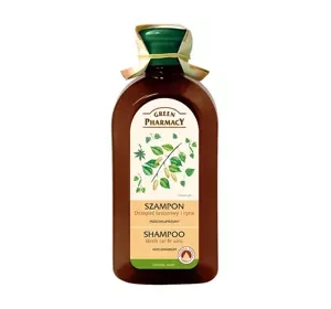 Green Pharmacy szampon przeciwłupieżowy Dziegieć Brzozowy i Cynk 350 ml