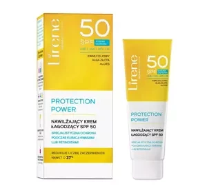 Lirene Dermoprogram Protection Power nawilżający krem łagodzący SPF50 50 ml