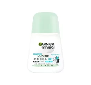 Garnier Mineral Invisible Protection 48h antyperspirant dla kobiet roll-on Clean Cotton 50 ml