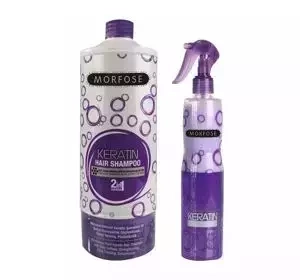 MORFOSE KERATIN ZESTAW SZAMPON + ODŻYWKA W SPRAYU