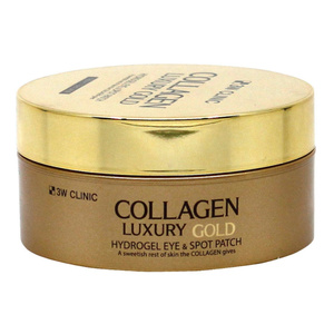 3W Clinic Collagen & Luxury Gold hydrożelowe płatki pod oczy z 24K złotem i kolagenem 60 sztuk