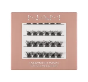 NAM Everynight Wisps kępki do rzęs 10 i 12 mm Black 24 sztuk