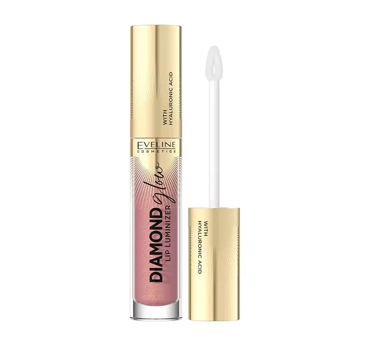 Eveline Diamond Glow Lip Luminizer błyszczyk do ust z kwasem hialuronowym 04 Raspberry Sorbet 4,5ml