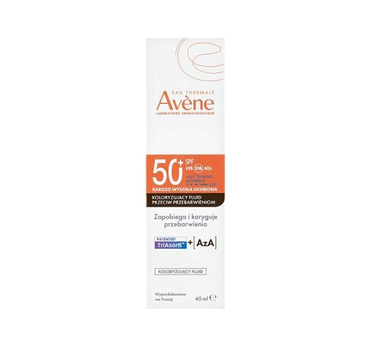 Avene koloryzujący fluid przeciw przebarwieniom SPF50+ skóra wrażliwa 40ml
