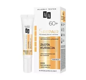 AA 5 Repair Złota Kuracja 60+ napinająco-odżywczy krem pod oczy 15 ml