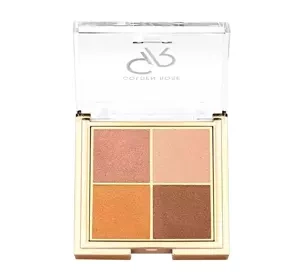 Golden Rose Quattro paleta cieni do powiek 07 Bronze Vision 4 x 2,2 g