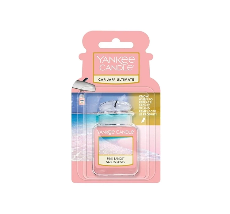 YANKEE CANDLE CAR JAR ULTIMATE ZAPACH DO SAMOCHODU PINK SANDS 25G