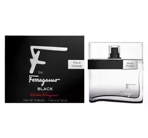 Salvatore Ferragamo F by Ferragamo Black Pour Homme woda toaletowa spray 100 ml