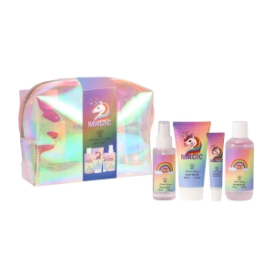Aurora Magic Lotus Flower zestaw prezentowy żel pod prysznic 150 ml + balsam do ciała 100 ml + mgiełka do ciała 100 ml + błyszczyk do ust 10 ml