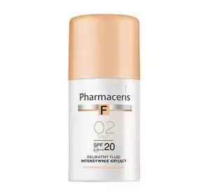 Pharmaceris F Coverage Correction delikatny fluid intensywnie kryjący SPF20 02 Sand 30 ml