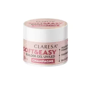 Claresa Soft & Easy żel budujący Champagne 12 g