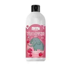 Barwa Bebi Kids szampon i płyn do kąpieli 2w1 Malina 500 ml