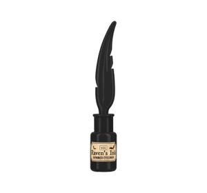 Wibo Raven's Ink metaliczny eyeliner w płynie z delikatnymi drobinkami 04 Black Cat 8 ml