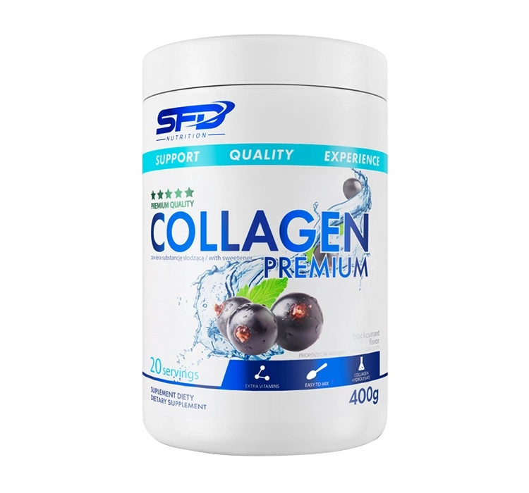 SFD Collagen Premium suplement diety do picia Blackcurrant 400g