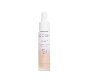 Gosh Dewy rozświetlający podkład do twarzy w kroplach 002 Porcelain 12 ml