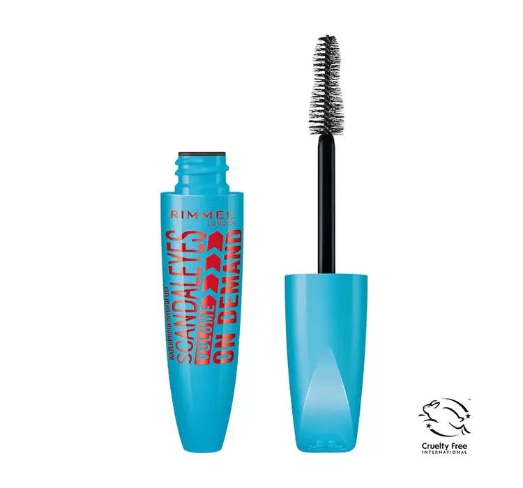 Rimmel Scandaleyes Volume On Demand wodoodporny tusz do rzęs 001 Black 12ml