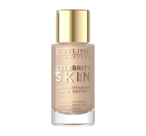 Eveline Cosmetics Celebrity Skin 4in1 Multitasking Glow Booster wielofunkcyjna baza do twarzy 02N Universal Tan 30 ml