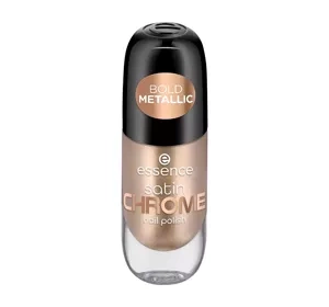 Essence Satin Chrome chromowany lakier do paznokci 01 Robotic Rose 8 ml