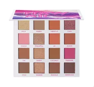 BH Cosmetics Travel paleta cieni do powiek Hangin' In Hawaii 16g