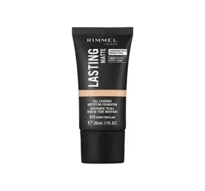 RIMMEL LASTING MATTE PODKŁAD W PŁYNIE MATUJĄCY 010 WARM PORCELAIN 30ML