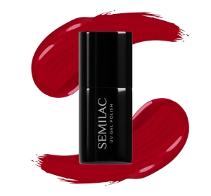 Semilac Hottie lakier hybrydowy 027 Intense Red 7 ml