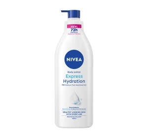 NIVEA błyskawicznie nawilżający balsam do ciała z pompką 400 ml