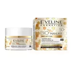Eveline Cosmetics Bio Manuka Lift 50+ silnie ujędrniający krem-kuracja redukujący zmarszczki 50 ml