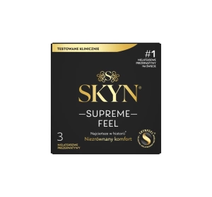 Skyn Supreme Feel nielateksowe prezerwatywy 3 sztuki