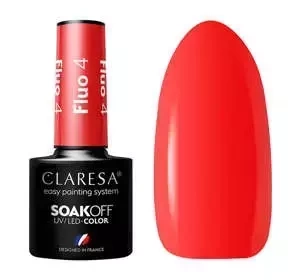 Claresa hybrydowy lakier do paznokci Fluo 4 5 g