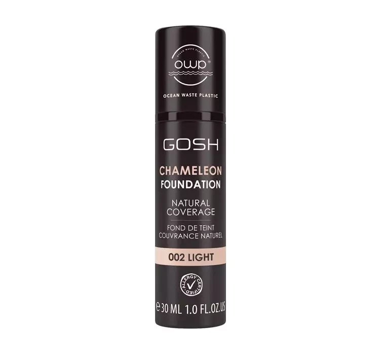 Gosh Chameleon Foundation natural coverage podkład adaptujący się do skóry 002 Light 30ml
