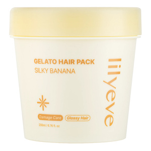 Lilyeve Repair Turn Gelato Hair Pack Silky Banana wzmacniająca maska do włosów 200 ml