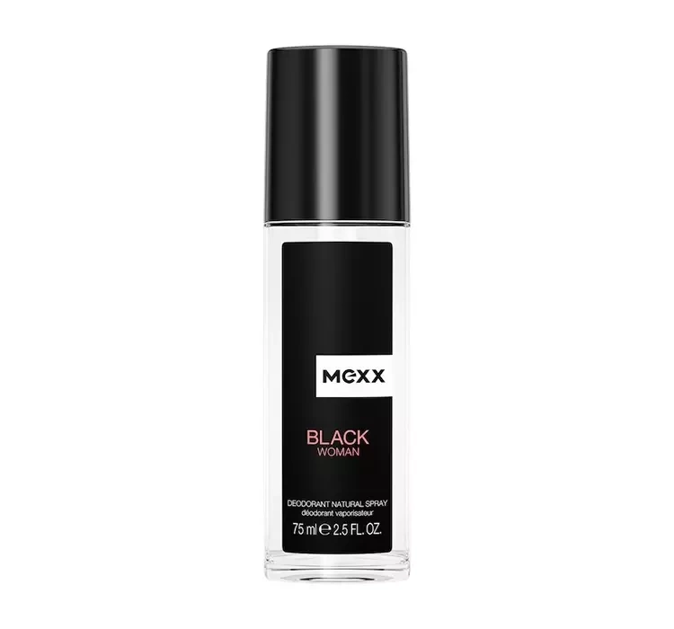mexx black woman dezodorant w sprayu 75 ml    