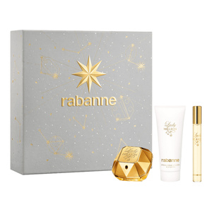 Rabanne Lady Million woda perfumowana spray 50 ml + 10 ml + balsam do ciała 100 ml