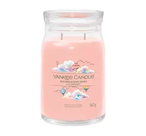 Yankee Candle Signature duża świeca zapachowa Watercolour Skies 567 g
