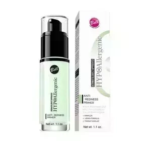 Bell Hypoallergenic Anti-Redness Primer baza pod makijaż neutralizująca zaczerwienienia 30 g
