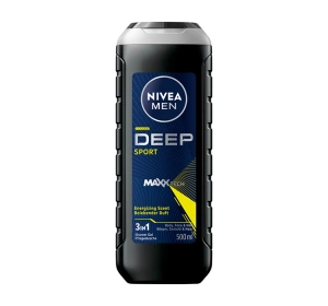 NIVEA MEN Deep Sport żel pod prysznic 3w1 dla mężczyzn 500 ml