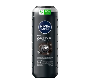 NIVEA MEN Active Clean żel pod prysznic dla mężczyzn 500 ml