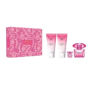 Versace Bright Crystal Absolu woda perfumowana spray 90 ml + 5 ml + żel pod prysznic 100 ml + balsam do ciała 100 ml