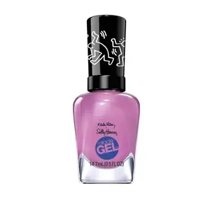 SALLY HANSEN MIRACLE GEL KEITH HARING LAKIER DO PAZNOKCI 924 DANCE YOUR PAINTS OFF 14,7ML