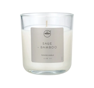 Aroma Home Simplicity świeca zapachowa w szkle Sage & Bamboo 150 g