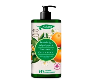 Herbapol kremowy żel pod prysznic Pomarańcza Olejek Neroli 740 ml