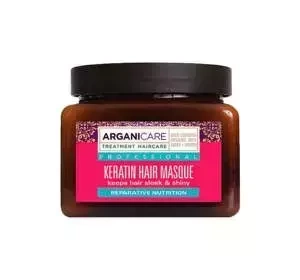 Arganicare Keratin naprawcza maska do każdego rodzaju włosów 500ml