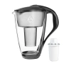 Dafi Crystal LED szklany dzbanek filtrujący 2 l Czarny + wkład Classic