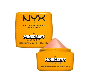 NYX Professional Makeup × A Minecraft Movie  kremowy rozświetlacz do twarzy 03 Going Gold 8 g